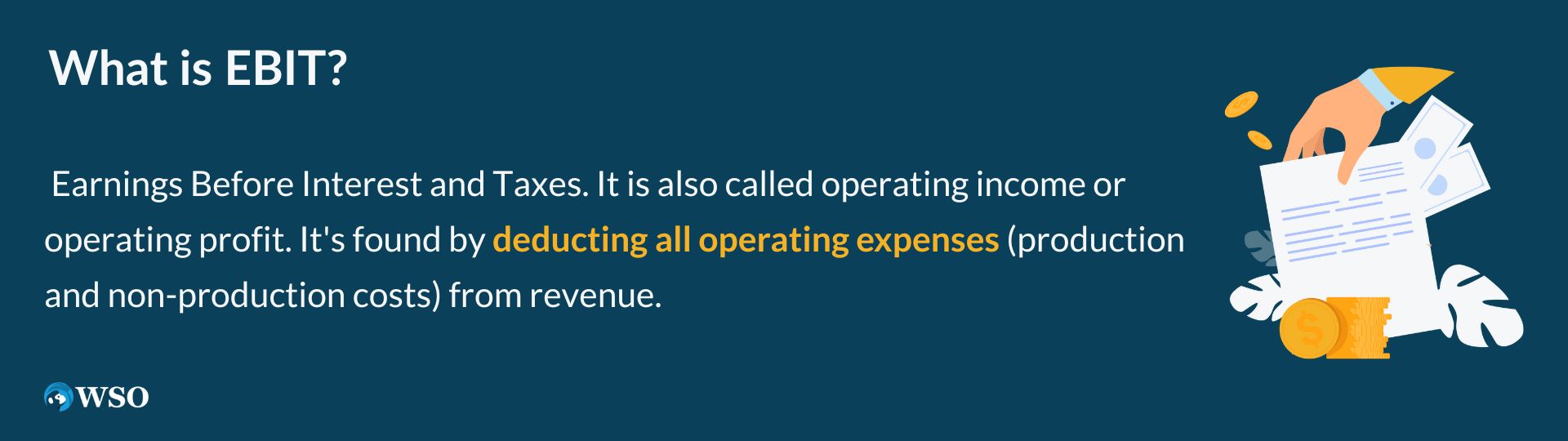 EBIT Earnings Before Interest and Taxes